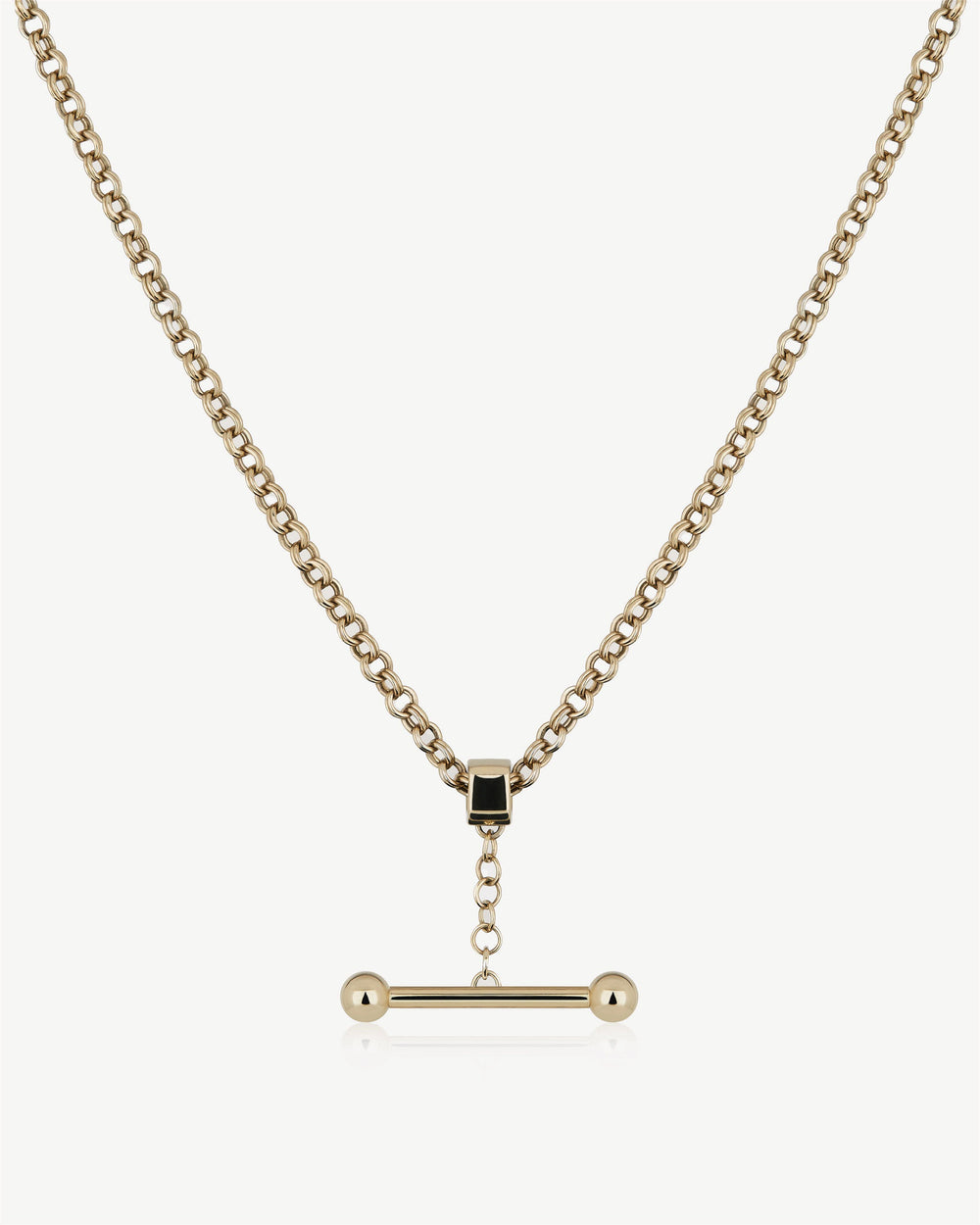 New Arrivals Strathberry Women's Mosaic Pendant Necklace - 22 Carat Gold Gilded - Gold