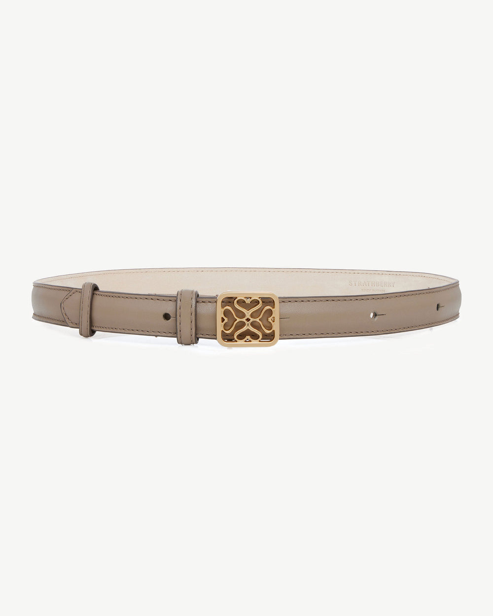 New Arrivals Strathberry Women's New Arrivals Strathberry Monogram Thin Buckle Belt - Natural