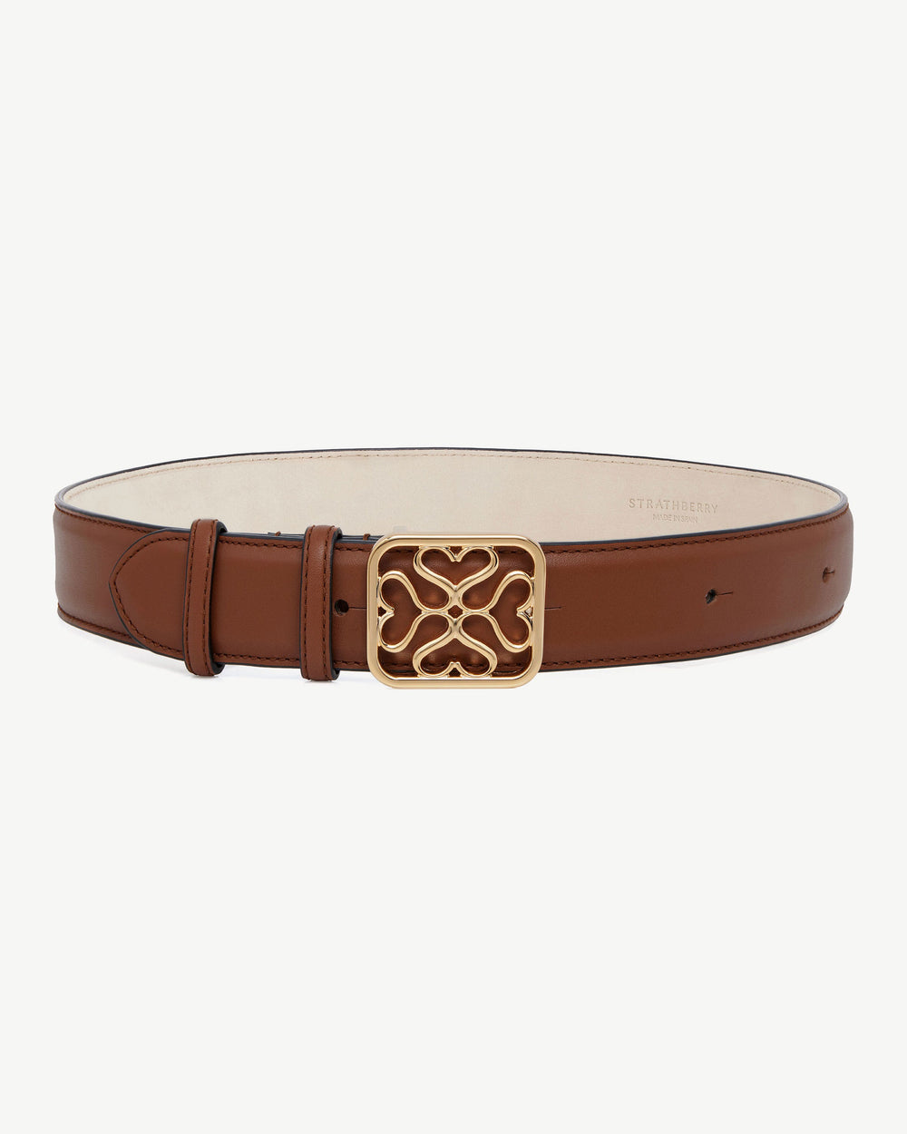 New Arrivals Strathberry Women's New Arrivals Strathberry Monogram Wide Buckle Belt - Brown