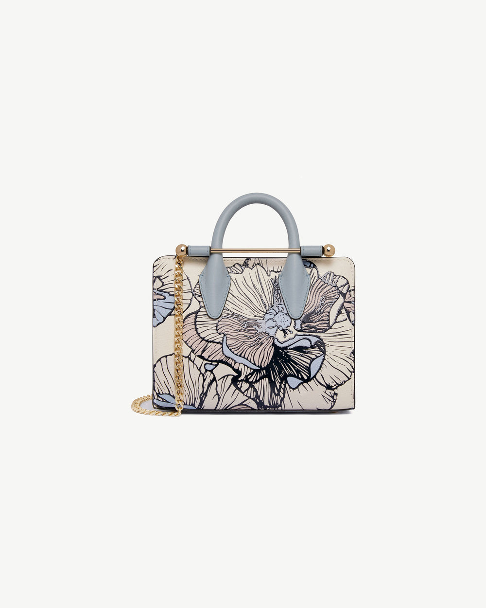 New Arrivals Strathberry Women's Nano Tote - White / Blue