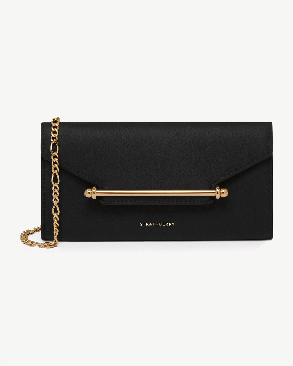 New Arrivals Strathberry Women's Multrees Chain Wallet - Black