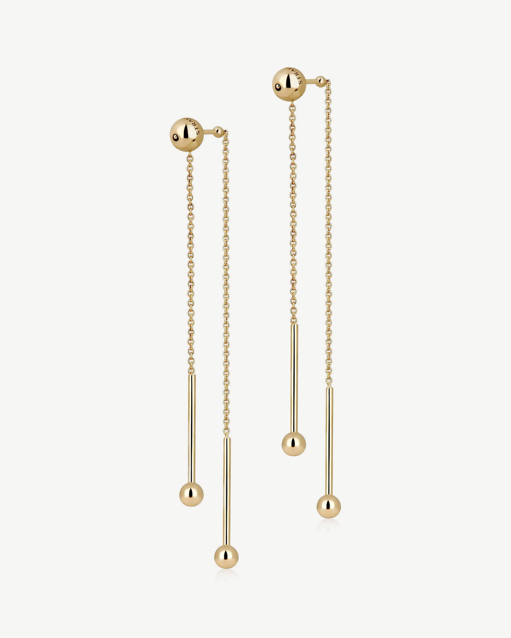 New Arrivals Strathberry Women's Essential Earrings - 22 Carat Gold Gilded - Gold